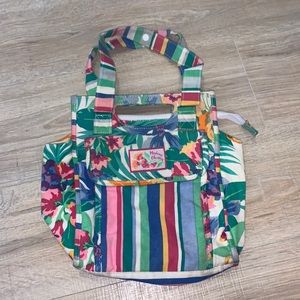 Modern Classics colorful floral baby bottle bag